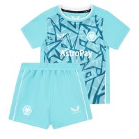 Camisa de Futebol Wolves Equipamento Alternativo Infantil 2023-24 Manga Curta (+ Calças curtas)